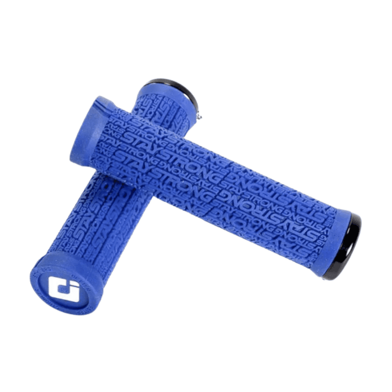 Stay Strong x ODI Reactiv V2.1 Lock-On grips - Blue