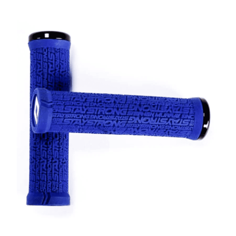 Stay Strong x ODI Reactiv V2.1 Lock-On grips - Blue