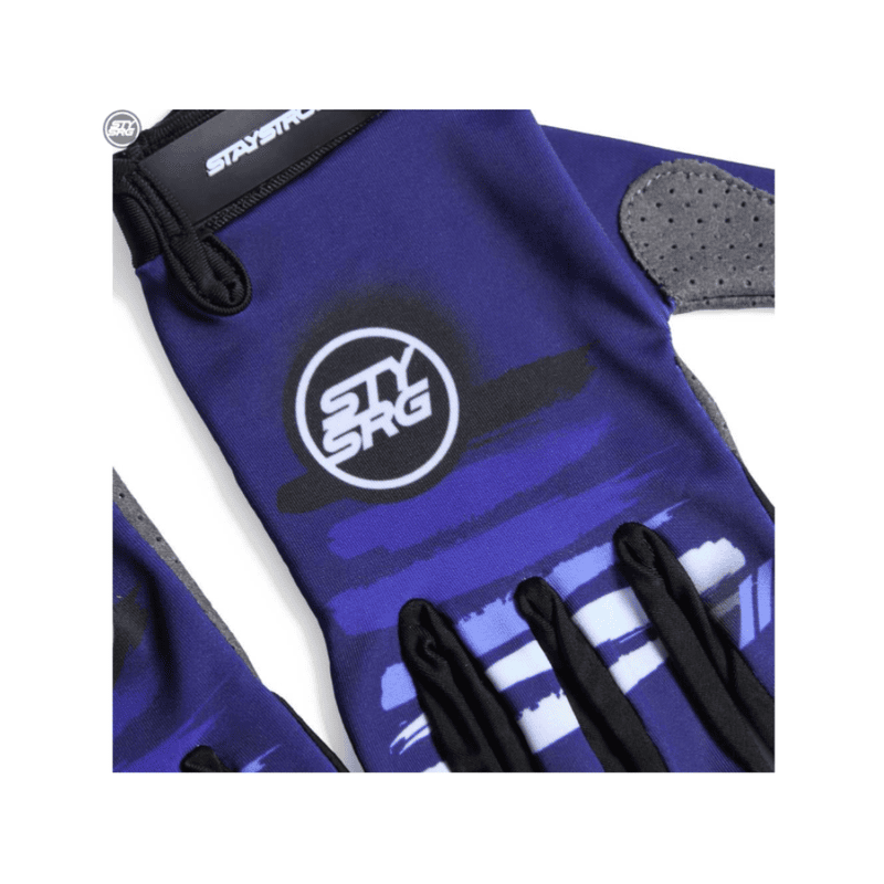 Stay Strong Paint BMX Race Gloves - Navy - Adult Sizes
