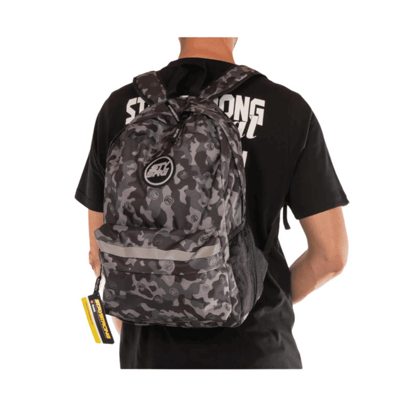 Stay Strong V3 Icon Backpack - Black/Grey Camo